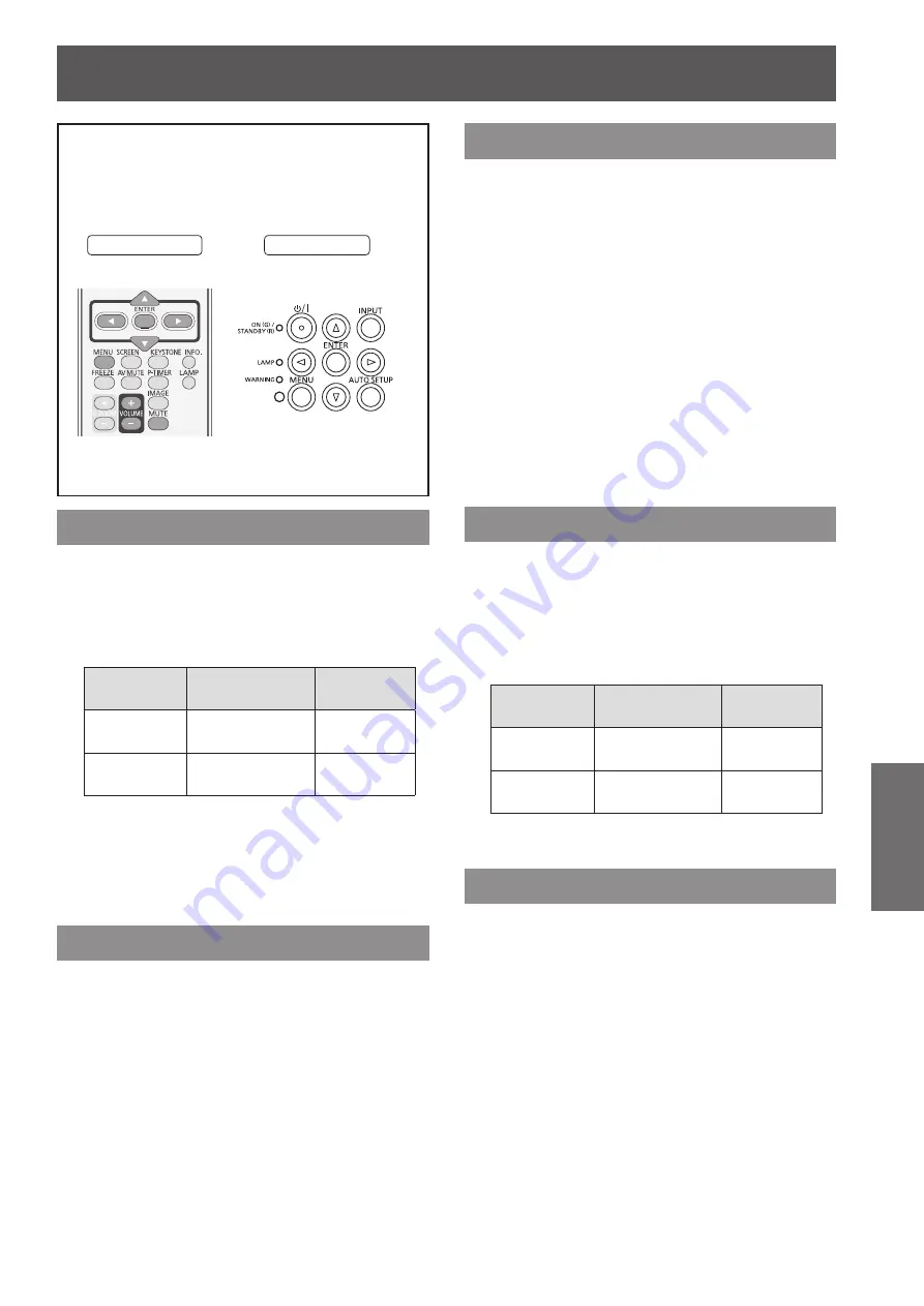 Panasonic PT-VW430EA Operating Instructions Manual Download Page 51