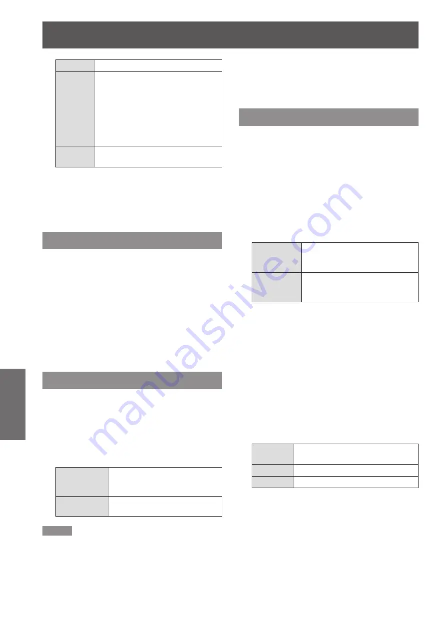 Panasonic PT-VW431DEA Operating Instructions Manual Download Page 54