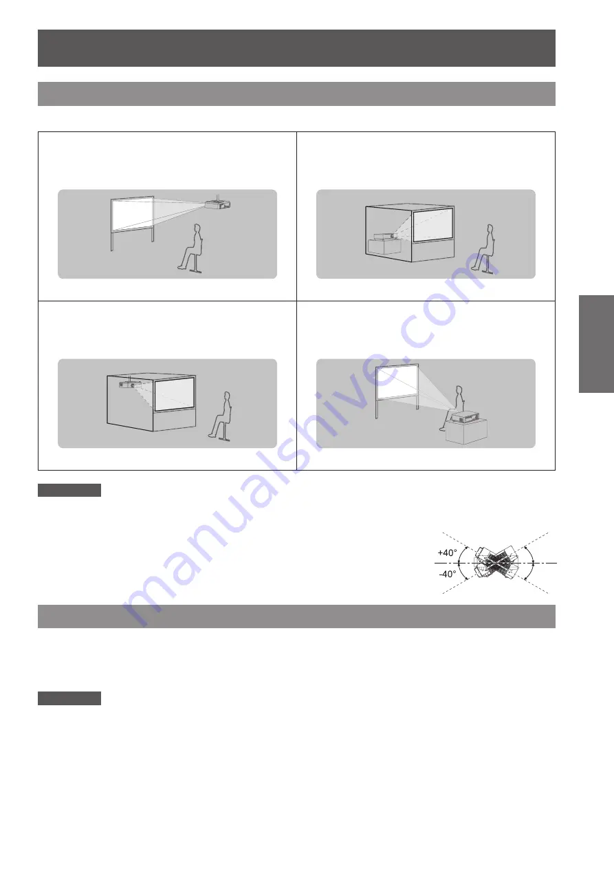 Panasonic PT-VX400NTU Operating Instructions Manual Download Page 25