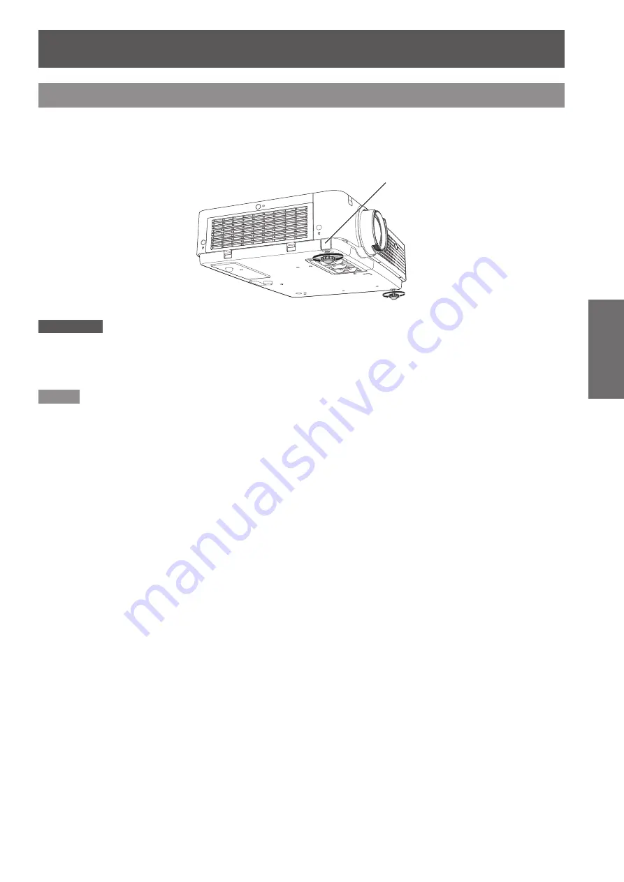 Panasonic PT-VX400NTU Operating Instructions Manual Download Page 27