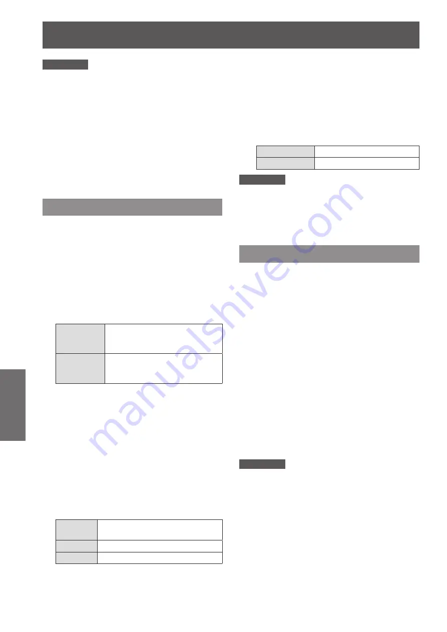 Panasonic PT-VX400NTU Operating Instructions Manual Download Page 60