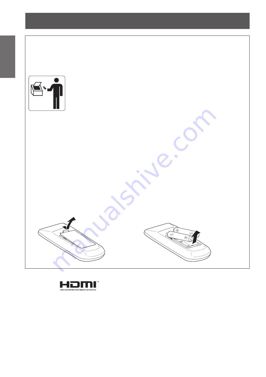 Panasonic PT-VX501 Operating Instructions Manual Download Page 8