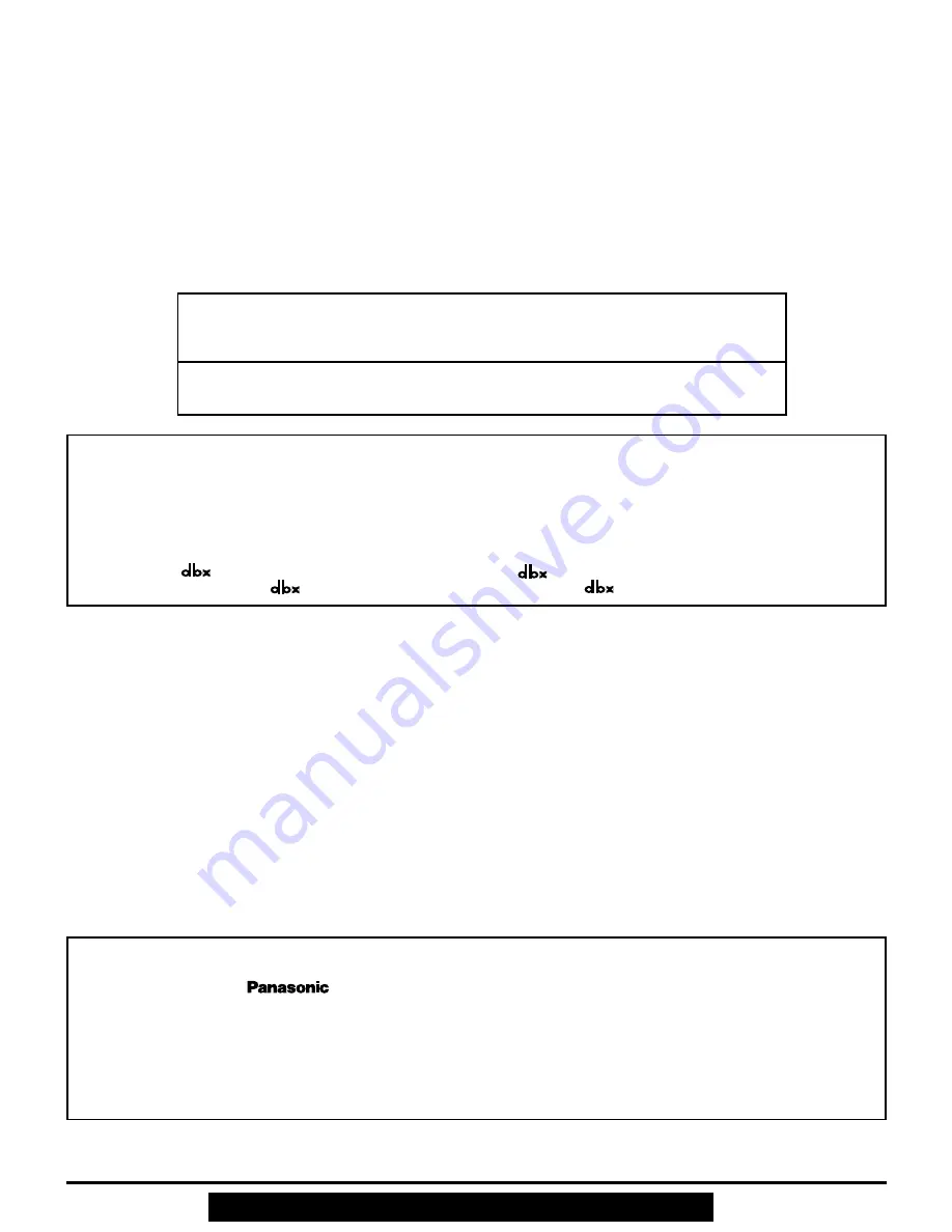 Panasonic PT45LC12 - MULTI-MEDIA DISPLAY Operating Manual Download Page 4