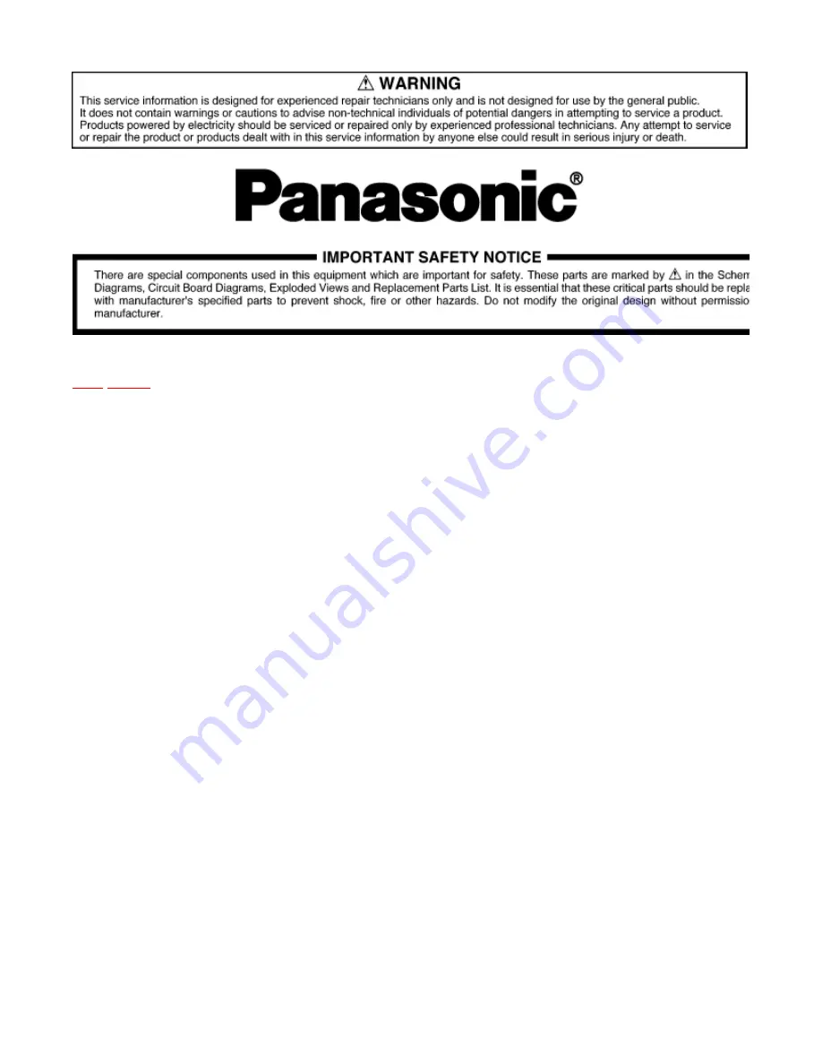 Panasonic PT53WX53G - 53