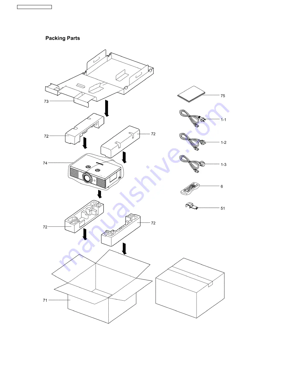 Panasonic PTAE3000U - HOME THEATER LCD PROJECTOR Скачать руководство пользователя страница 68