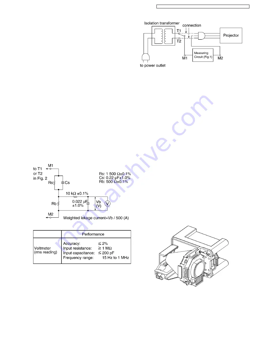 Panasonic PTF100NTU - LCD PROJECTOR Service Manual Download Page 5