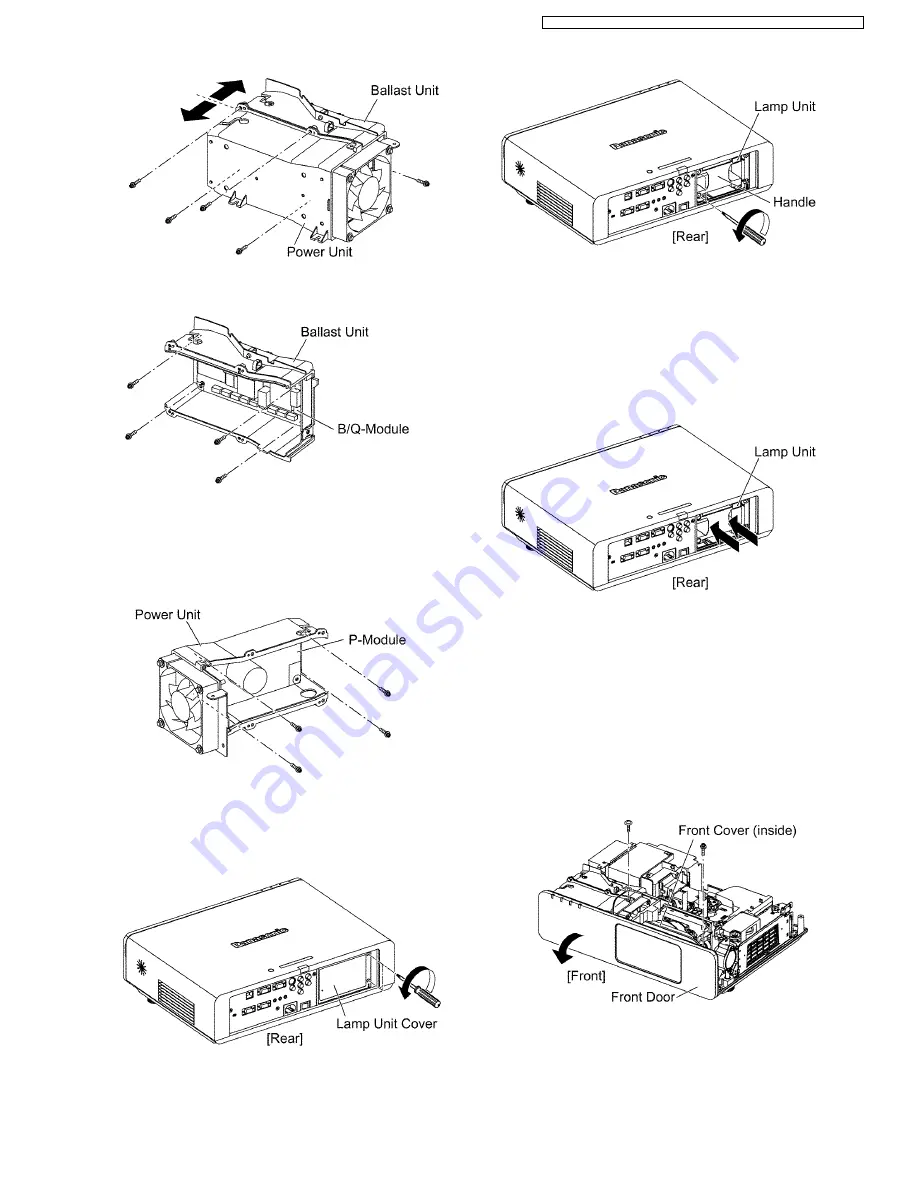 Panasonic PTF100NTU - LCD PROJECTOR Service Manual Download Page 17