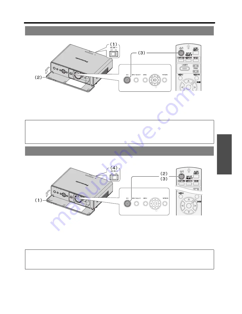 Panasonic PTF100U - LCD PROJECTOR Скачать руководство пользователя страница 23