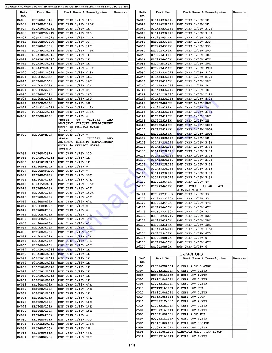 Panasonic PV-GS2P Скачать руководство пользователя страница 114