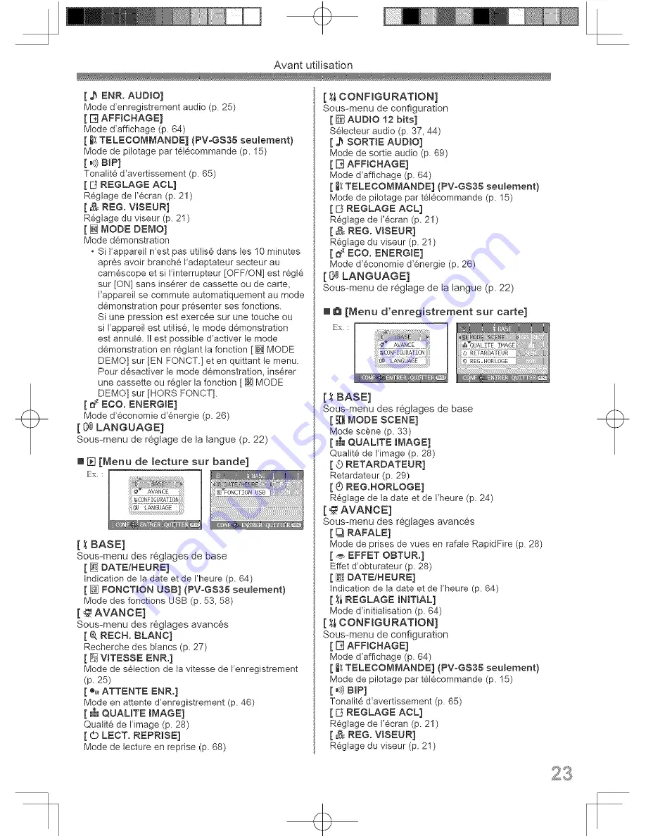 Panasonic PV-GS34 Operating Instructions Manual Download Page 105