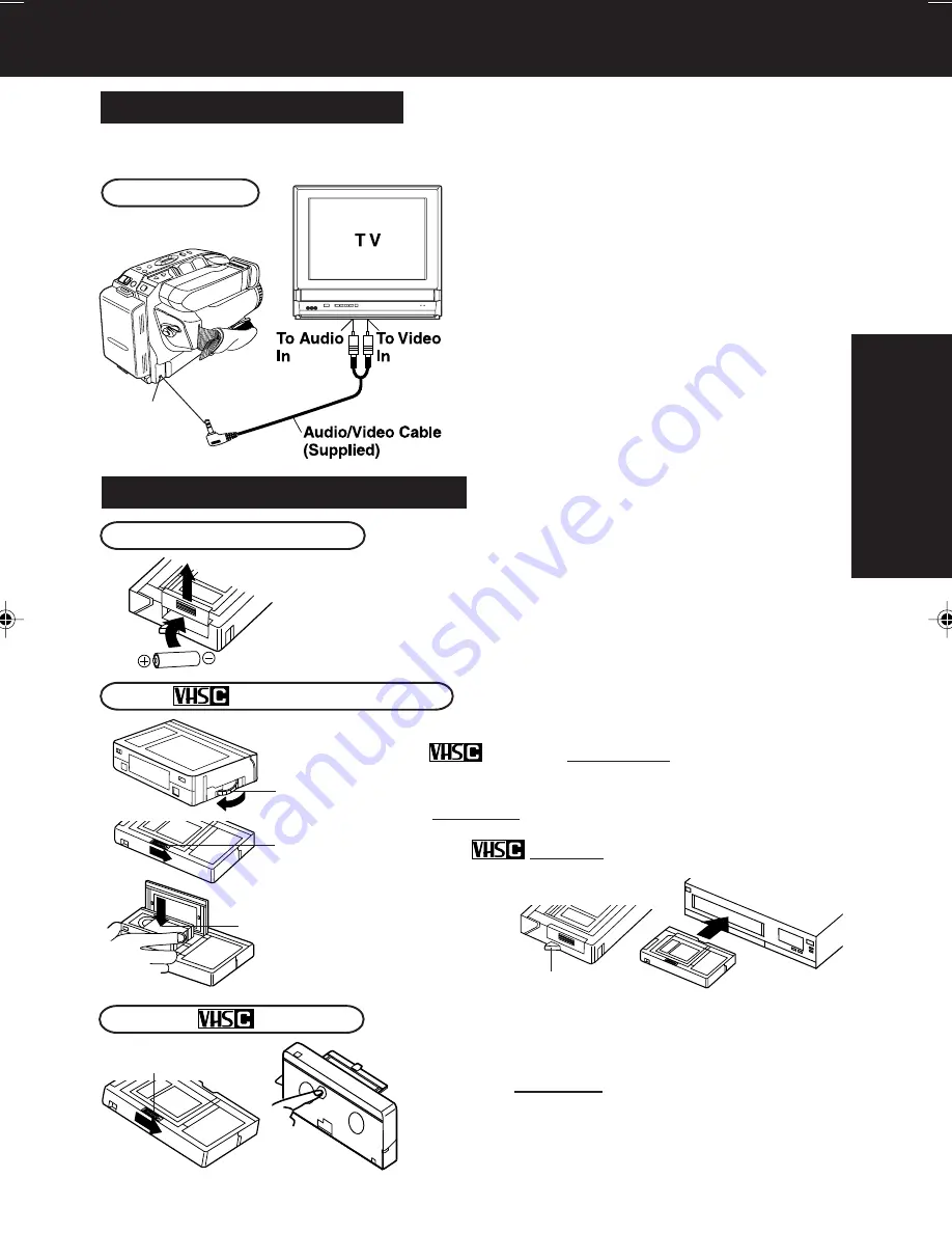 Panasonic PV-L552H Operating Instructions Manual Download Page 21