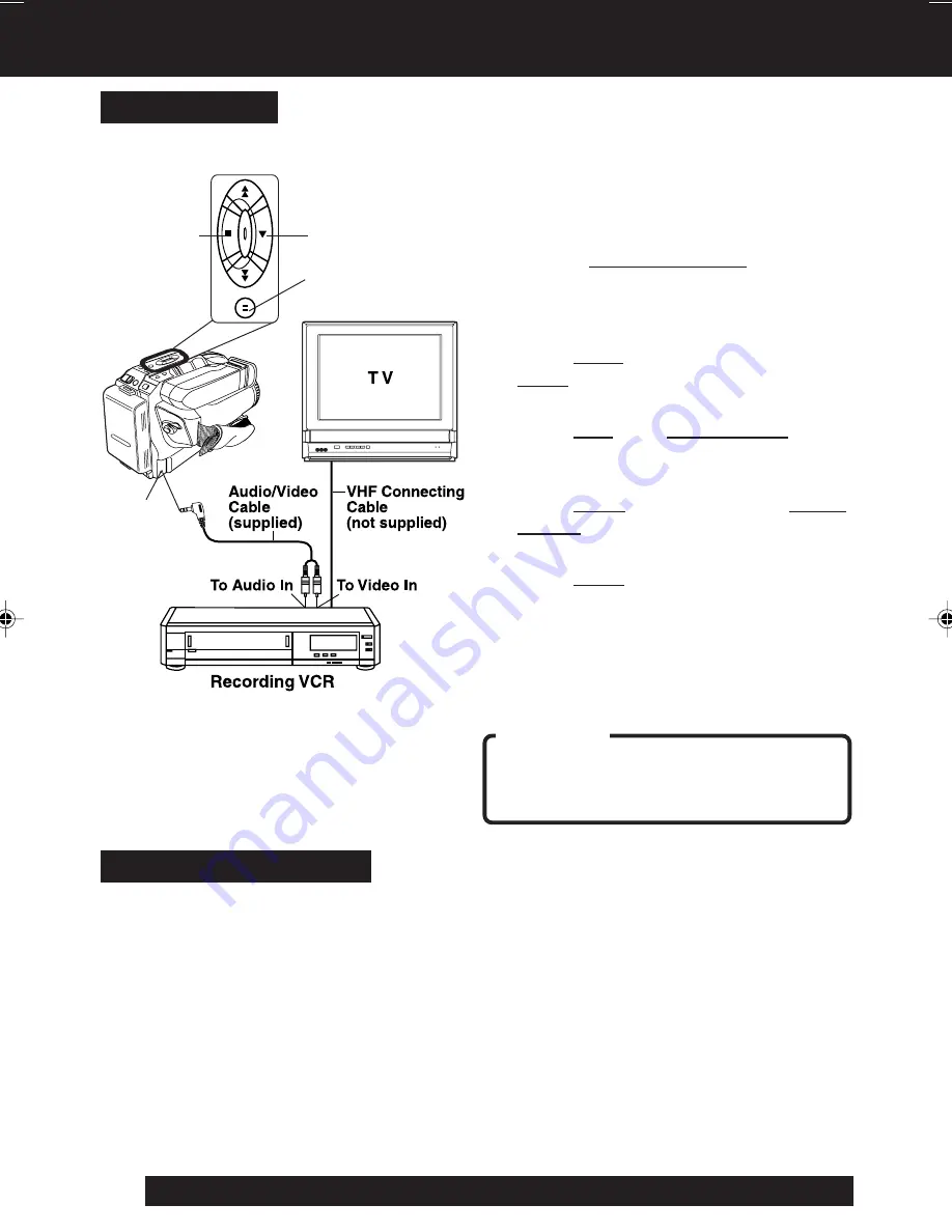 Panasonic PV-L552H Operating Instructions Manual Download Page 22