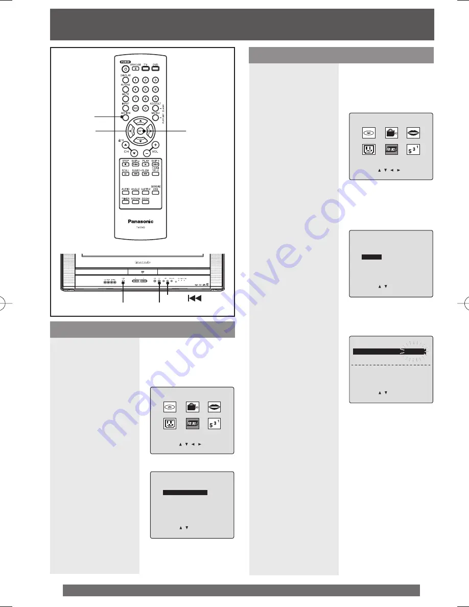 Panasonic PV27DF64 - DVD TV COMBO Скачать руководство пользователя страница 20