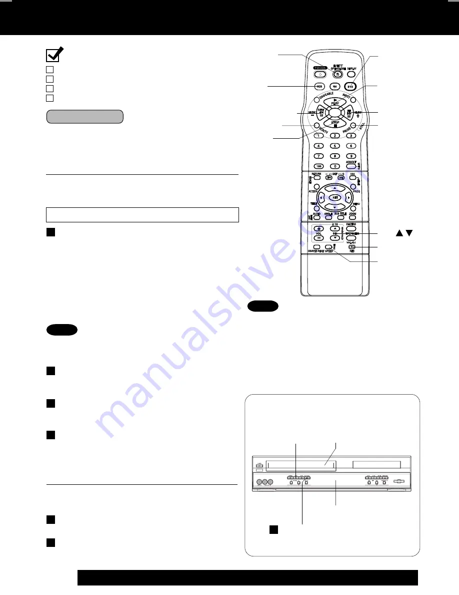 Panasonic PVD4763S - DVD/VCR DECK Operating Instructions Manual Download Page 20