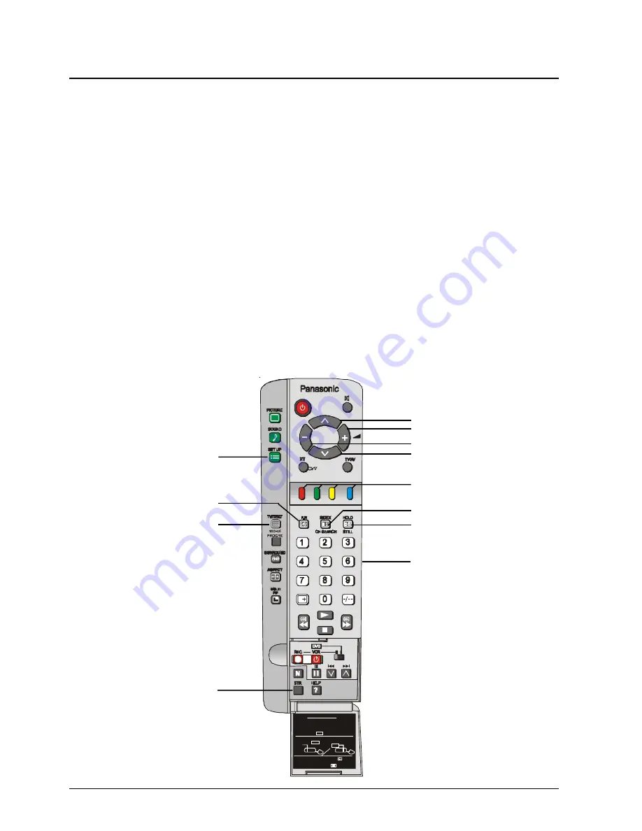 Panasonic QUINTRIX TX-86PW300A Operating Instructions Manual Download Page 22