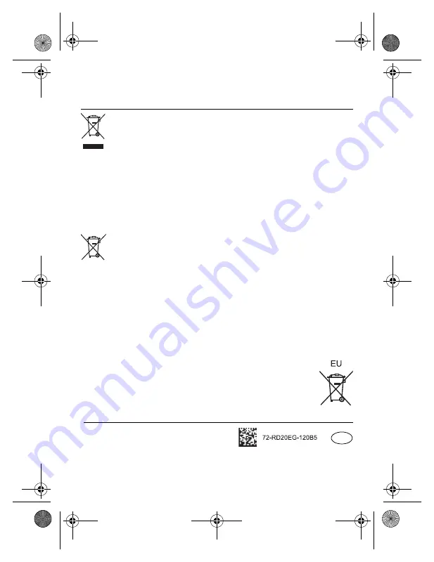 Panasonic RF-D20U Operating Instructions Manual Download Page 24