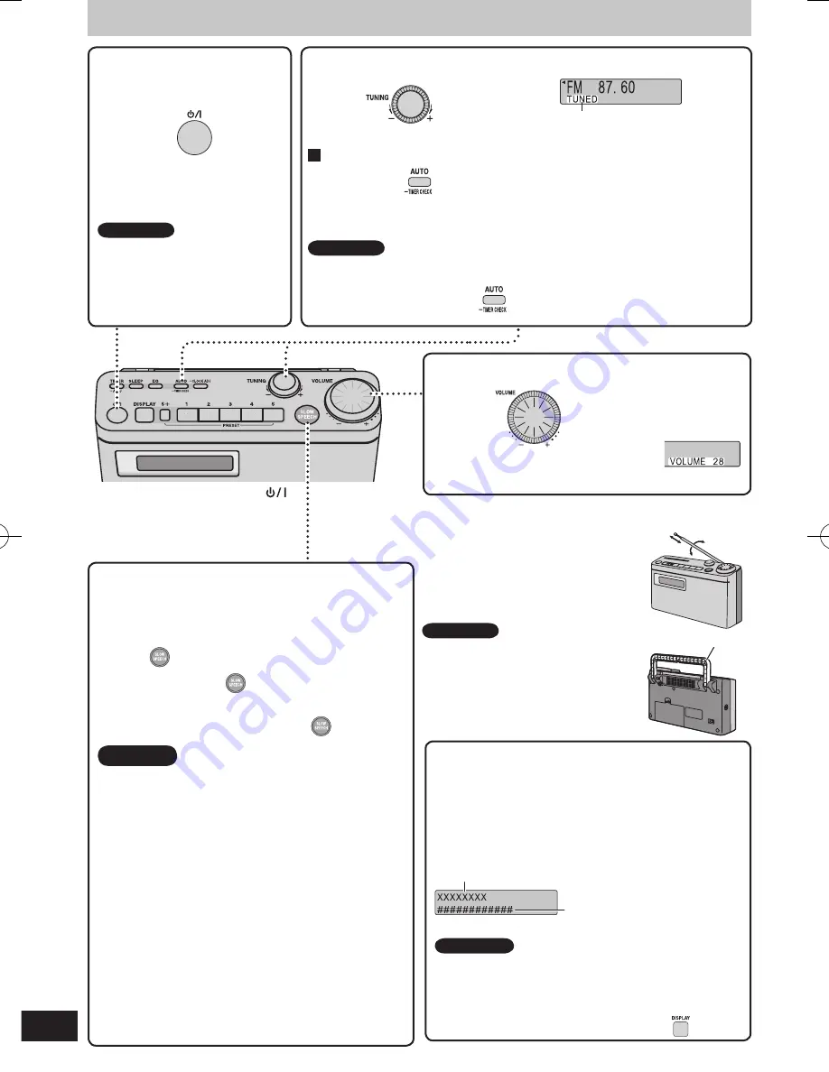 Panasonic RF-U350 Скачать руководство пользователя страница 16