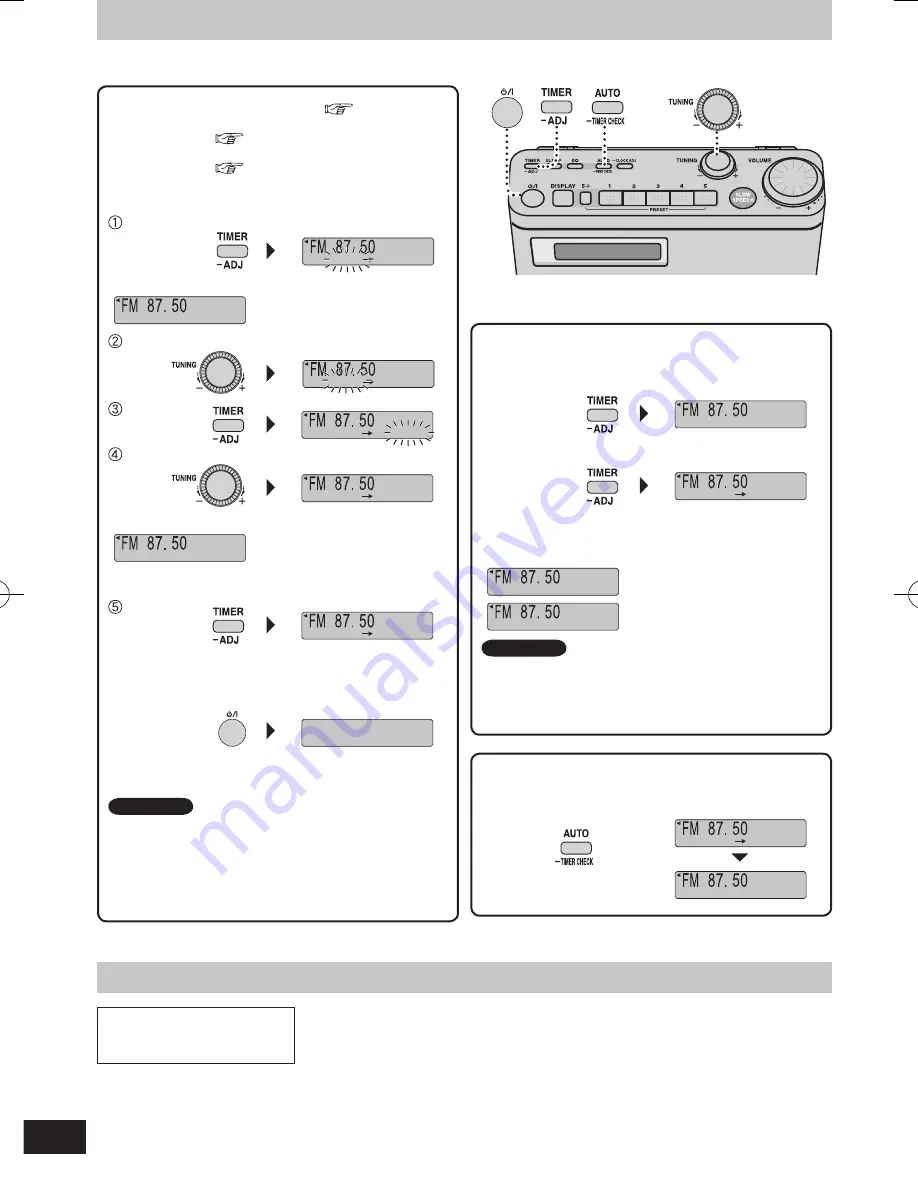 Panasonic RF-U350 Operating Instructions Manual Download Page 36