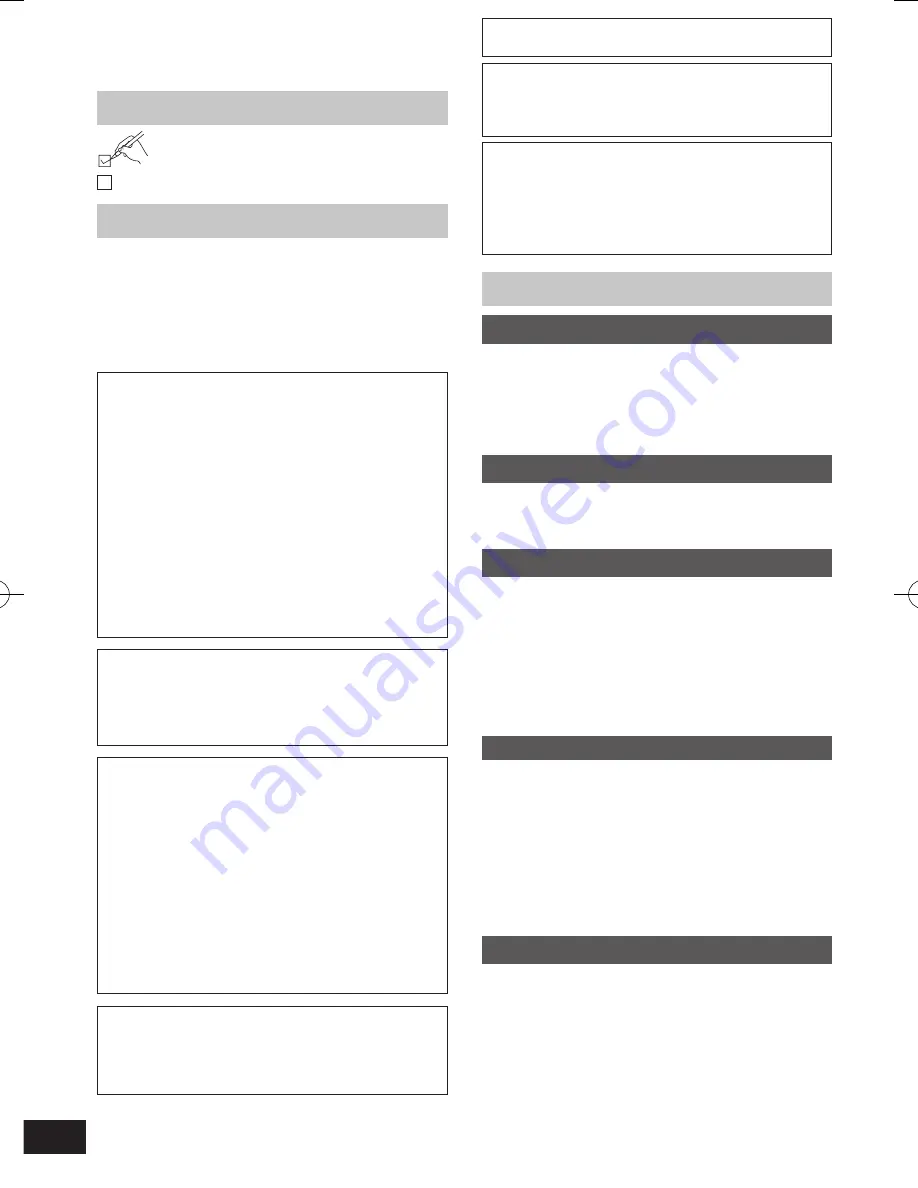 Panasonic RF-U350 Operating Instructions Manual Download Page 50