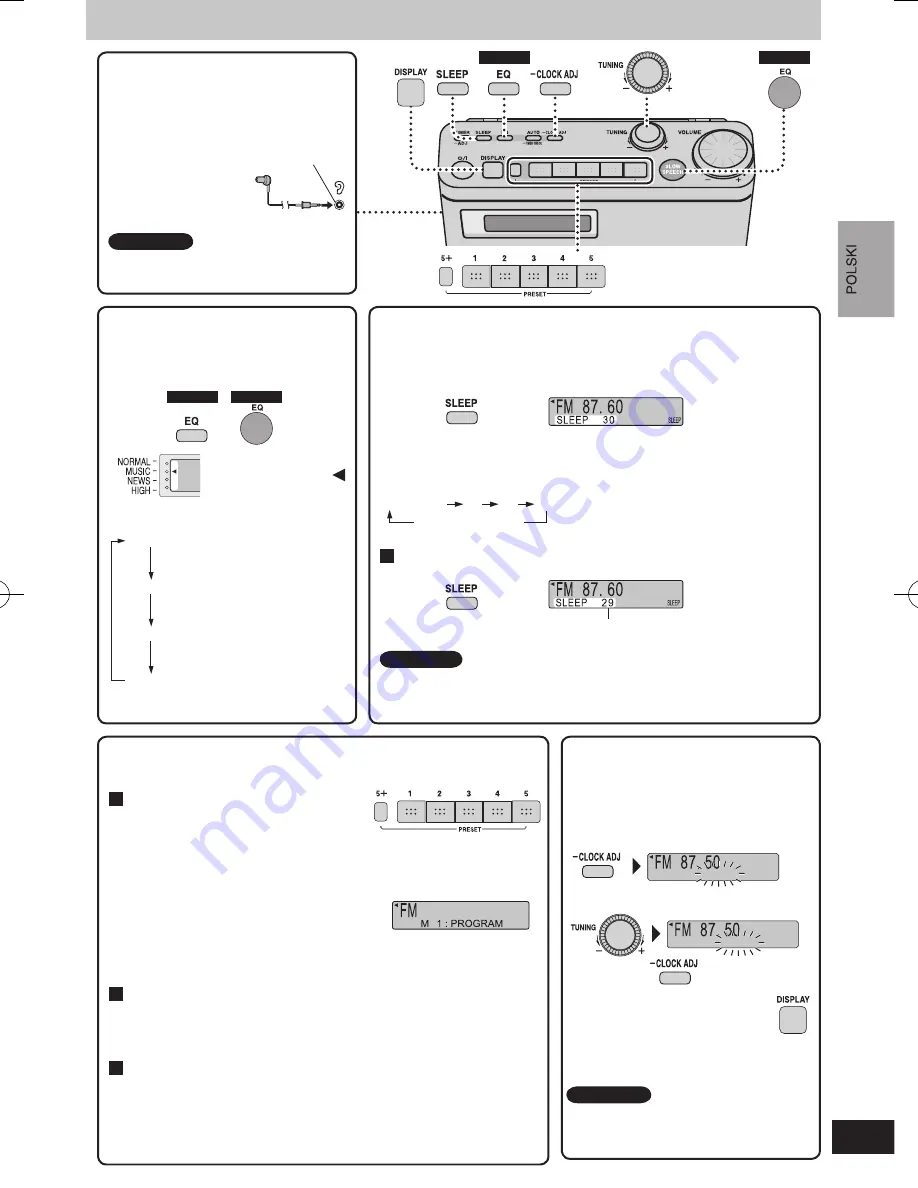 Panasonic RF-U350 Operating Instructions Manual Download Page 53