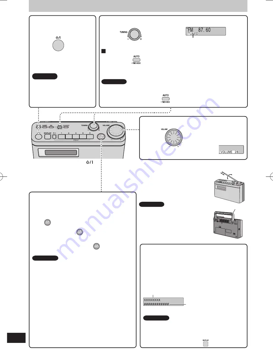 Panasonic RF-U350 Operating Instructions Manual Download Page 64