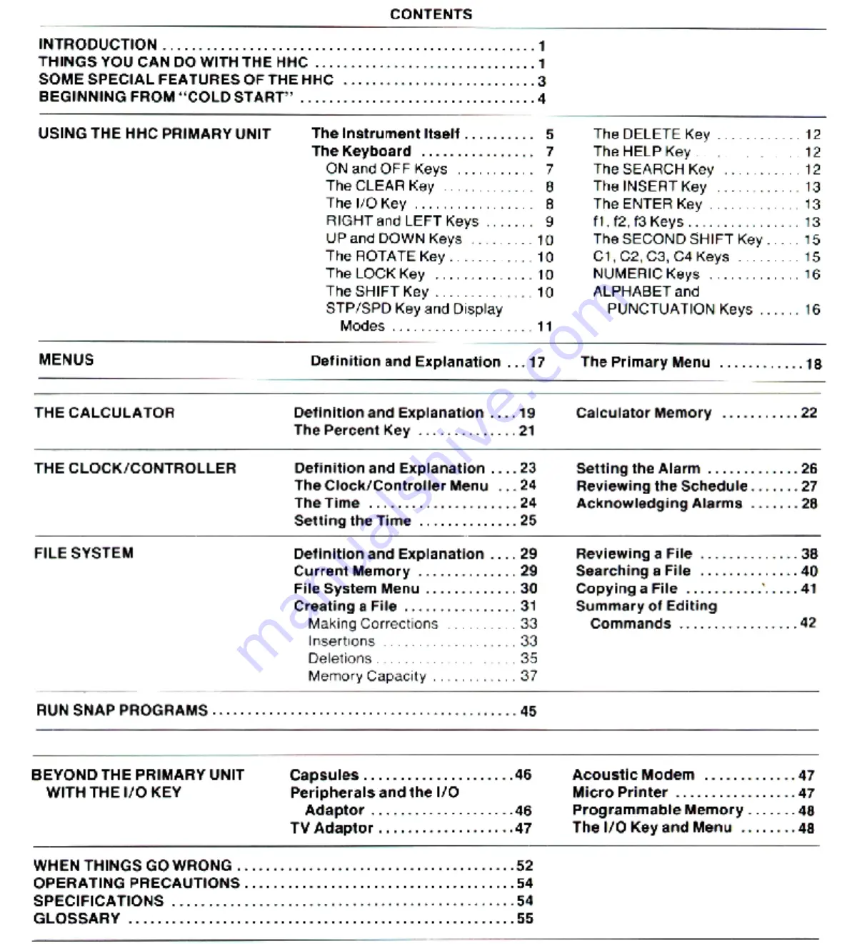 Panasonic RL-H1000 Instructions For Use Manual Download Page 3