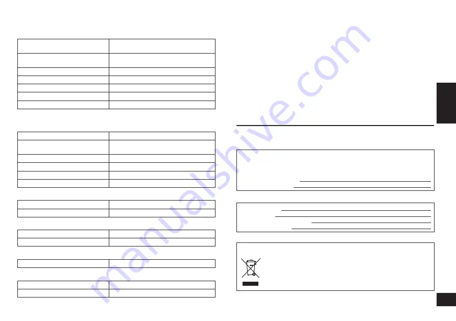 Panasonic RP-BTD10K Owner'S Manual Download Page 19