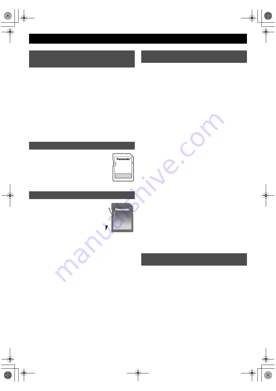 Panasonic RP-SDP16GE1K Operating Instructions Manual Download Page 3