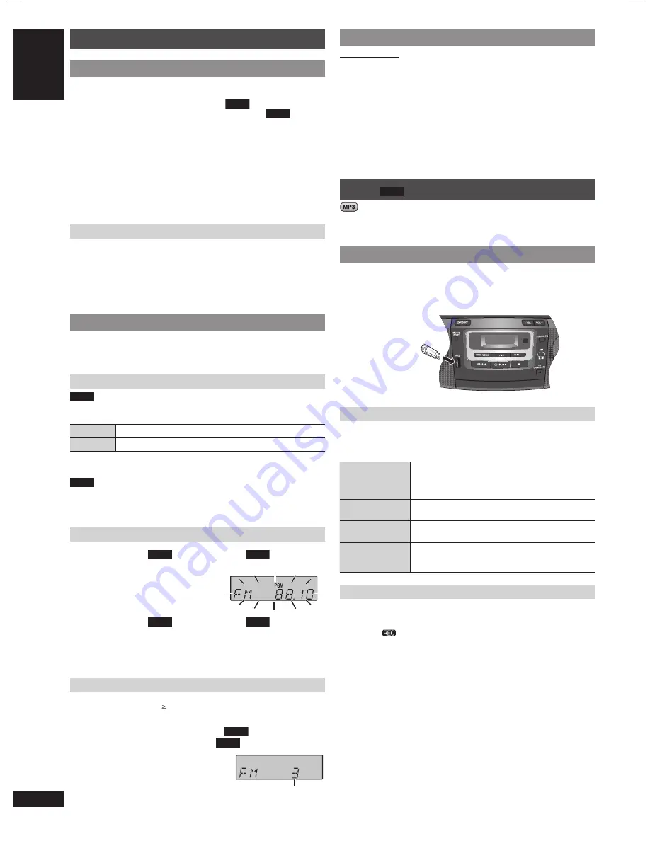 Panasonic RX-D55 Operating Instructions Manual Download Page 6