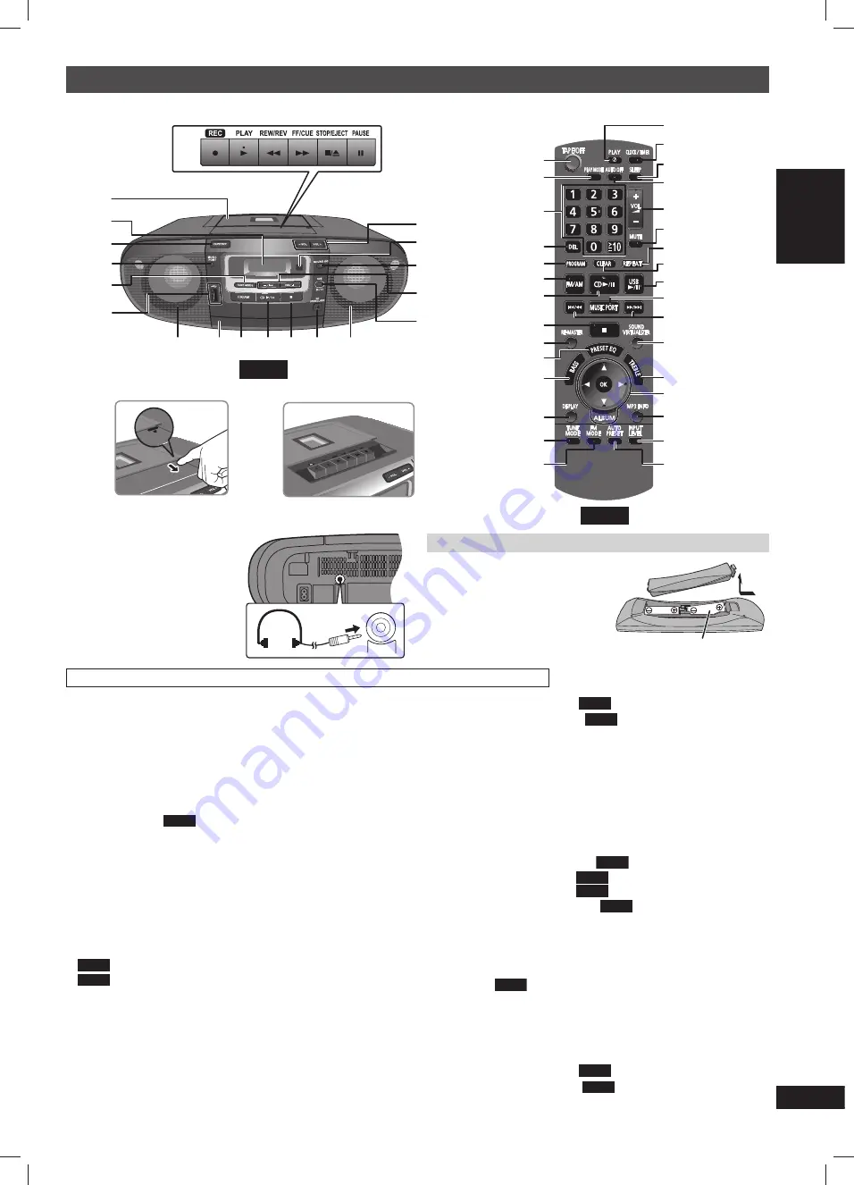 Panasonic RX-D55EG Скачать руководство пользователя страница 11