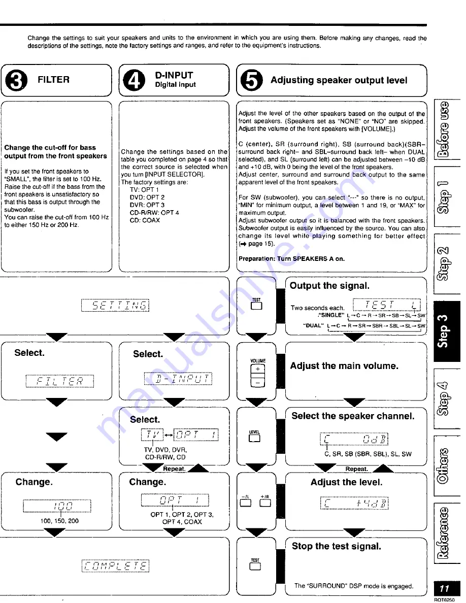 Panasonic SAHE200 - RECEIVER Manual Download Page 11