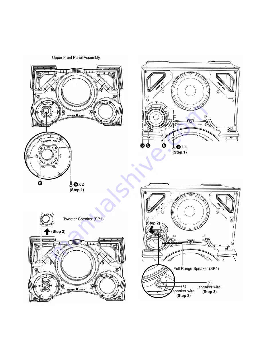 Panasonic SB-MAX700PH Service Manual Download Page 7