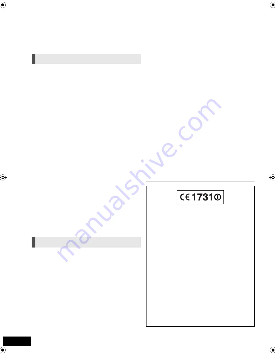 Panasonic SC-BTT362 Скачать руководство пользователя страница 2