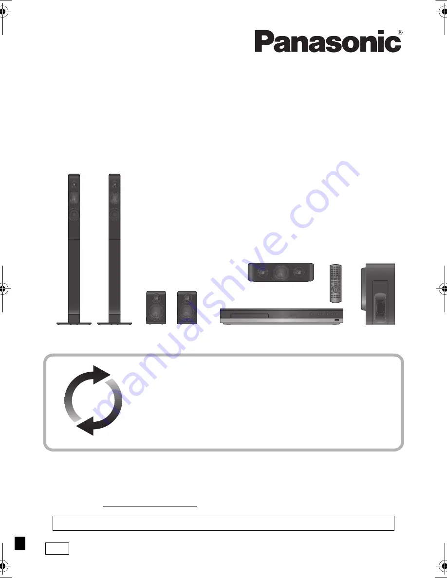 Panasonic SC-BTT466 Скачать руководство пользователя страница 1