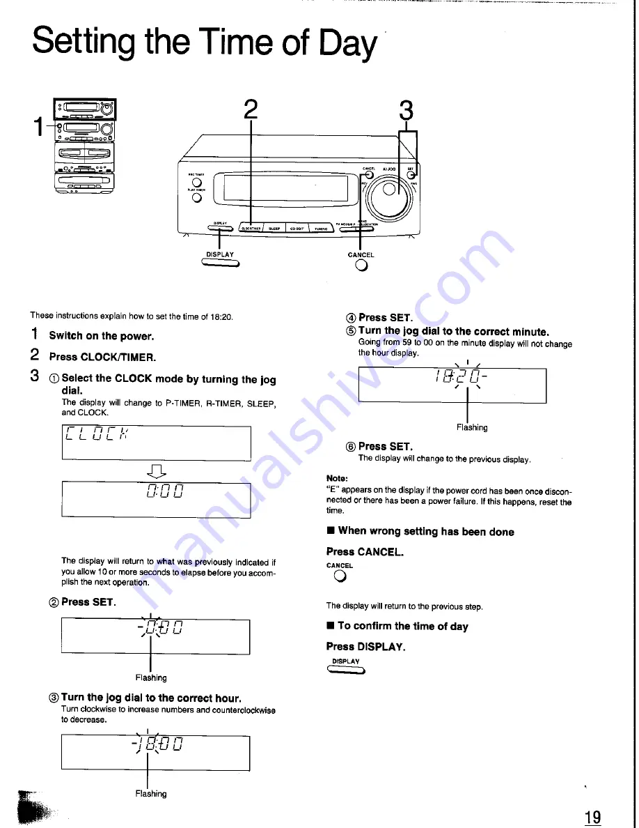 Panasonic SC-CH350 Operating Instructions Manual Download Page 19