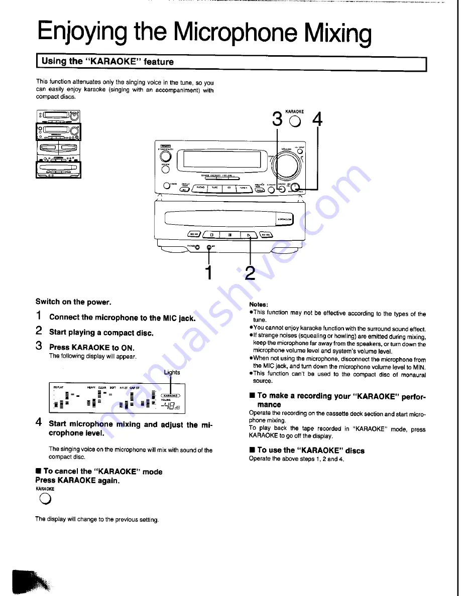 Panasonic SC-CH350 Operating Instructions Manual Download Page 56