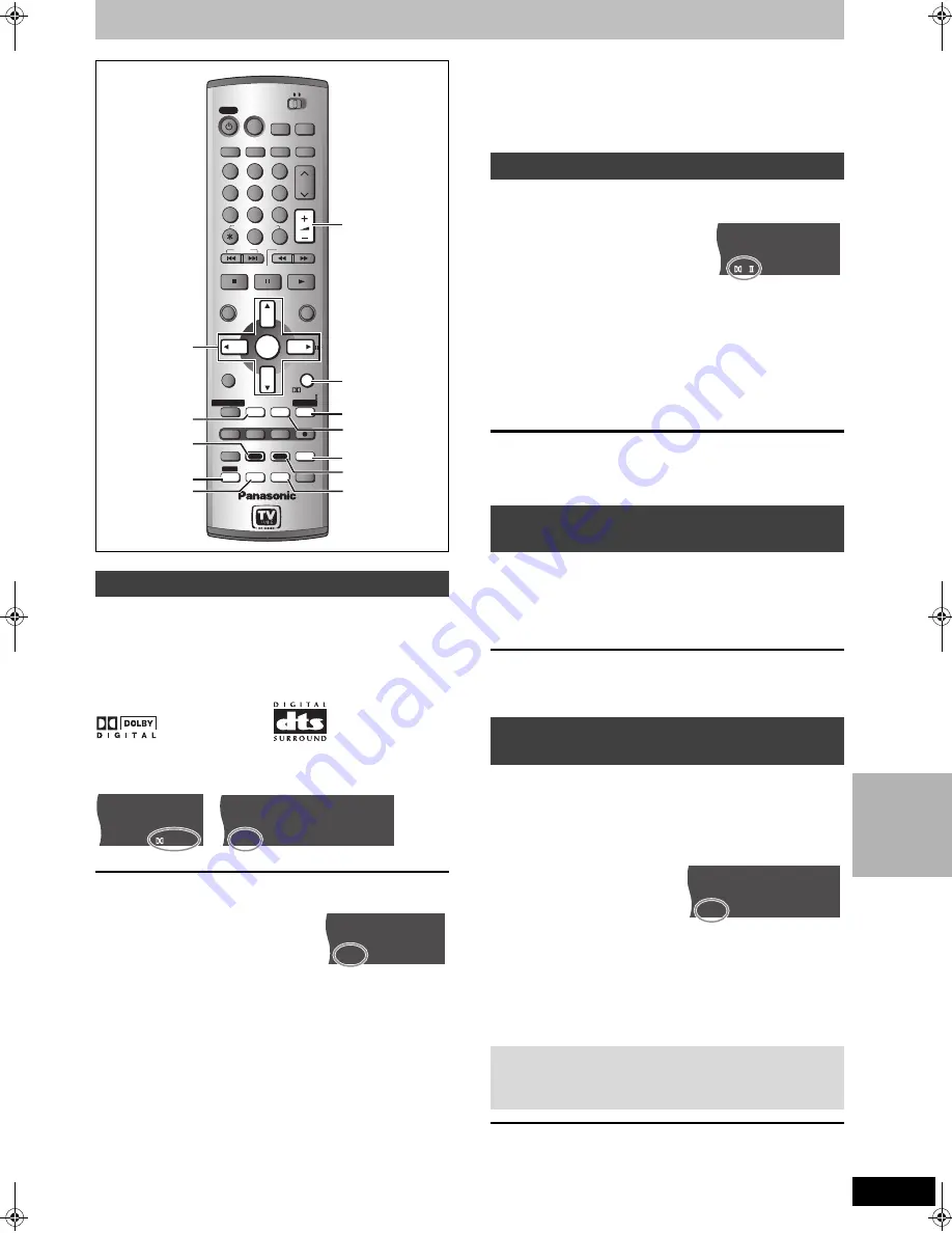 Panasonic SC-HT1500 Скачать руководство пользователя страница 37