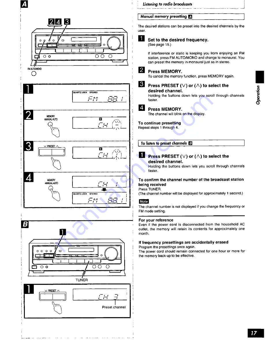 Panasonic SC-HT260 Operating Operating Instructions Manual Download Page 17