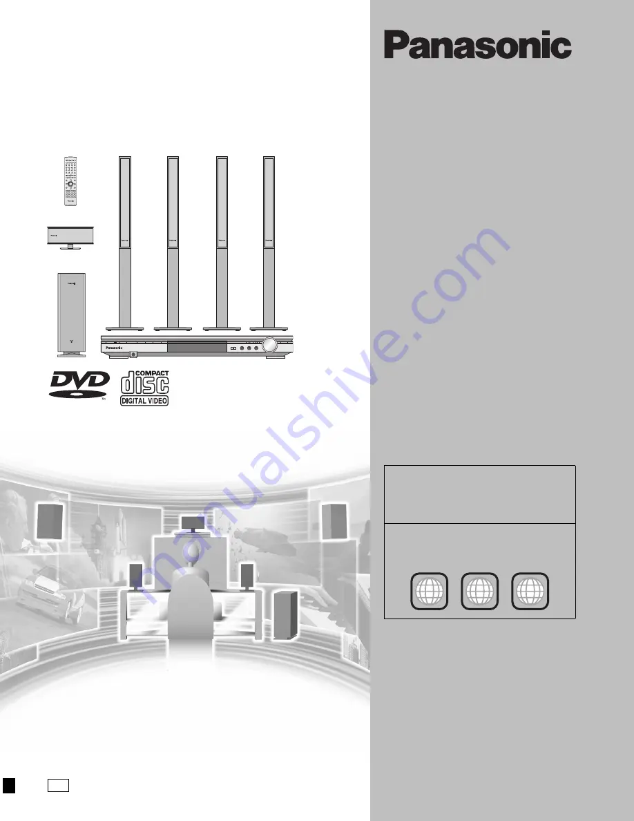 Panasonic SC-HT850 Скачать руководство пользователя страница 1