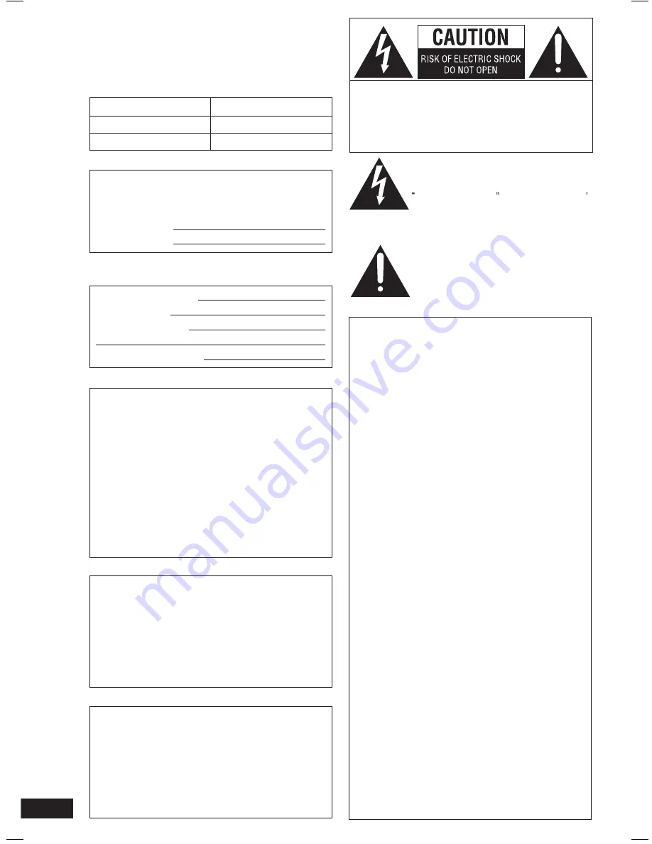 Panasonic SC-NS55 - Micro System w/ CD Player Home... Operating Instructions Manual Download Page 2