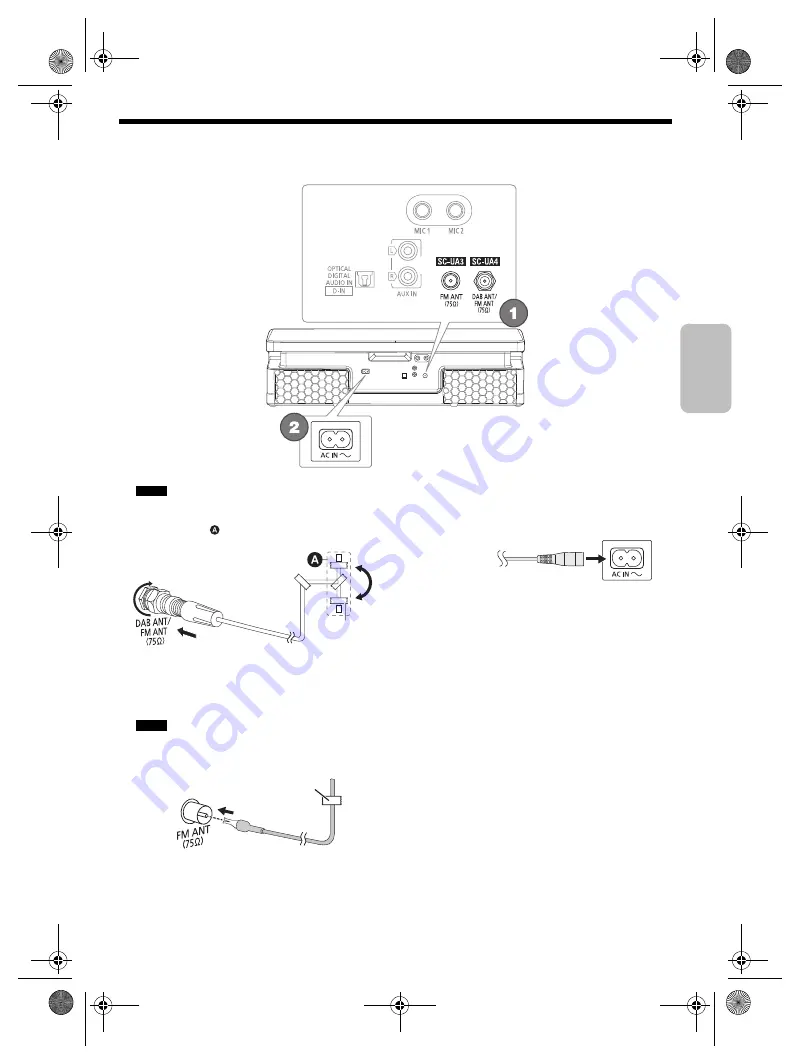 Panasonic SC-UA4 Operating Instructions Manual Download Page 39