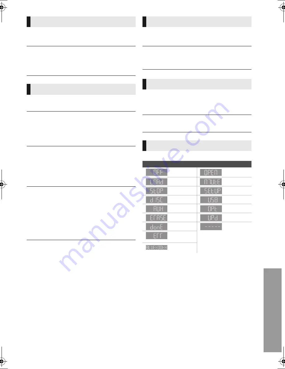 Panasonic SC-XH385 Owner'S Manual Download Page 21