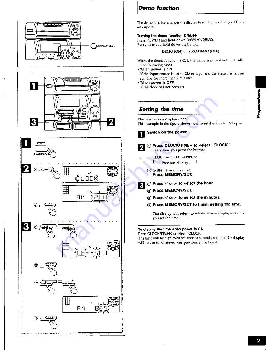 Panasonic SCAK20 - MINI HES W/CD-P Скачать руководство пользователя страница 9