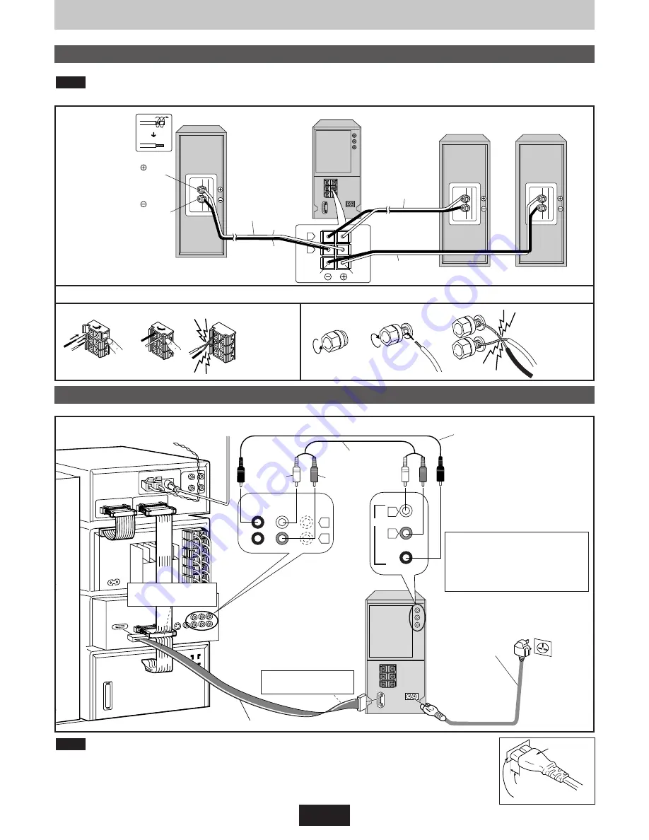 Panasonic SCHDX3 - AMPLIFIER SPEAKER SYSTEM Operating Instructions Manual Download Page 5