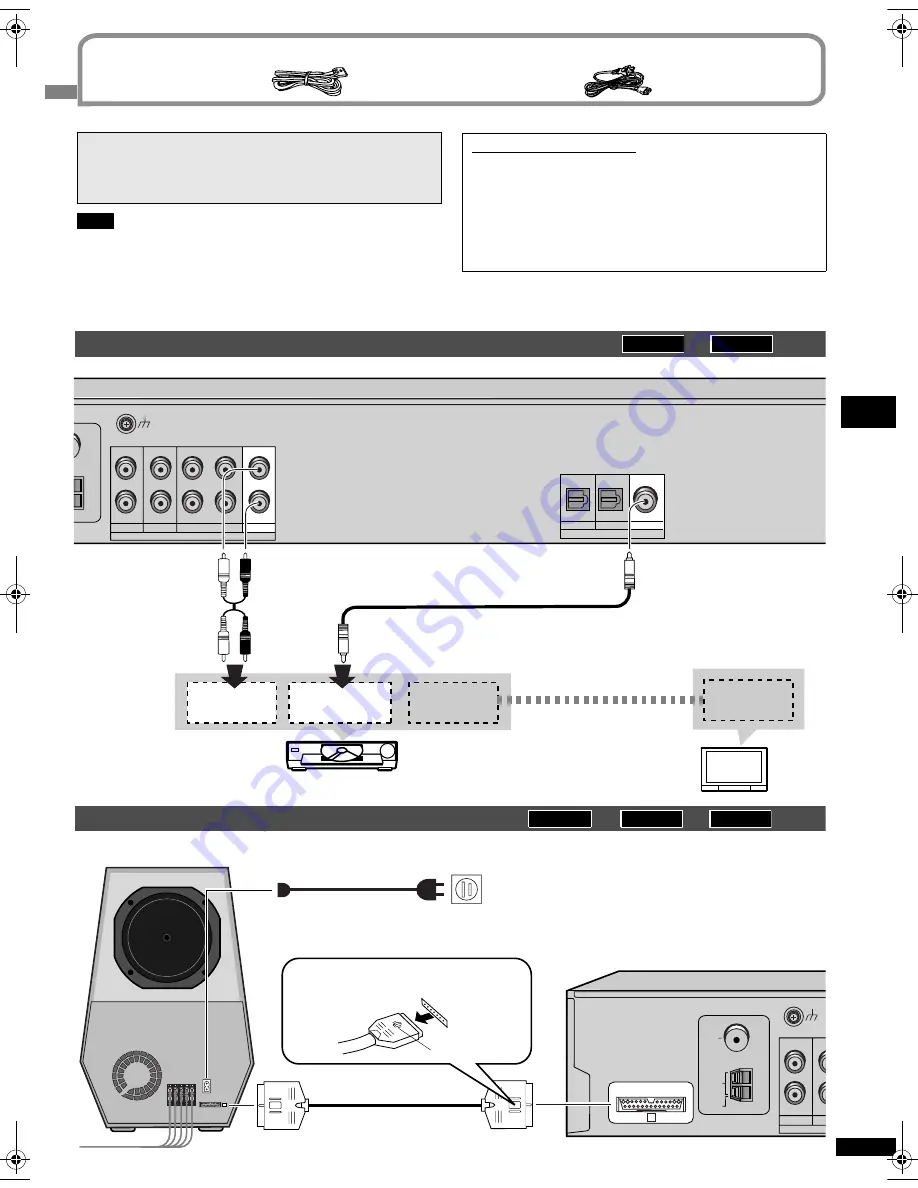 Panasonic SCHT16 - A/V RECEIVER Operating Instructions Manual Download Page 9