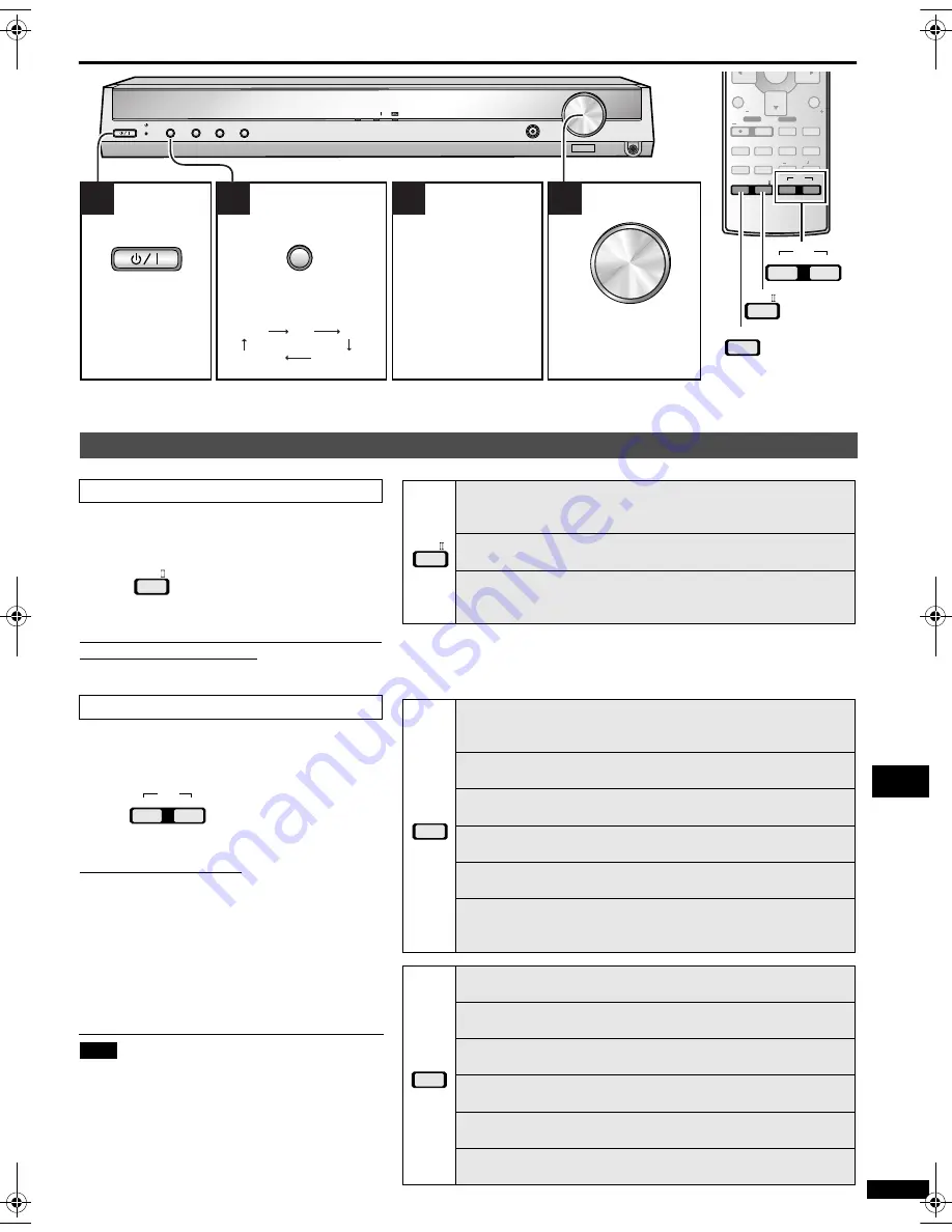 Panasonic SCHT16 - A/V RECEIVER Operating Instructions Manual Download Page 15