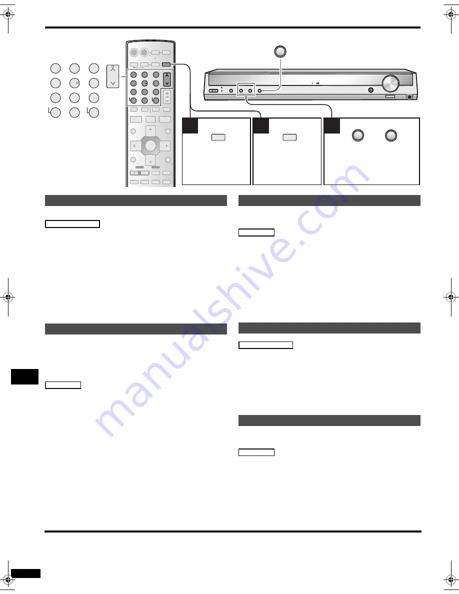 Panasonic SCHT16 - A/V RECEIVER Operating Instructions Manual Download Page 18