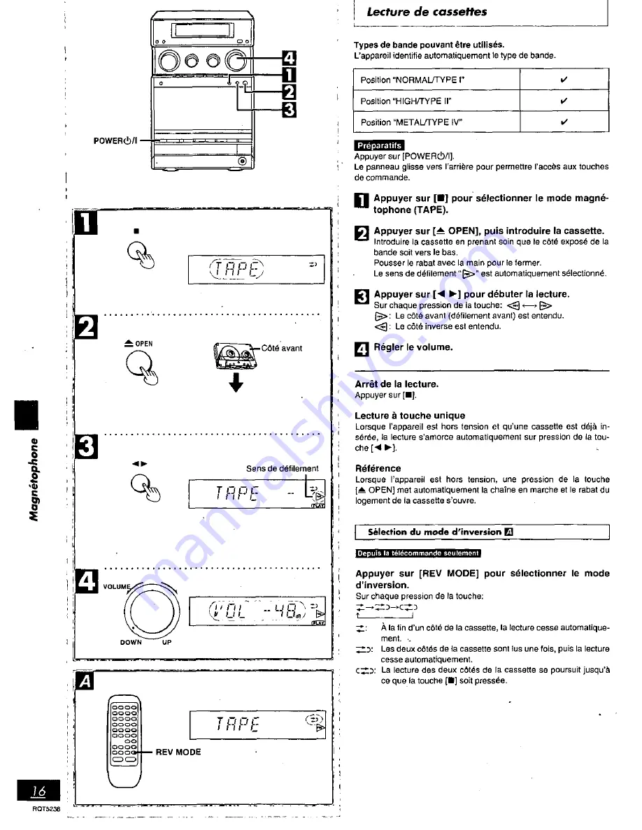 Panasonic SCPM22 - CD STEREO SYSTEM Скачать руководство пользователя страница 48