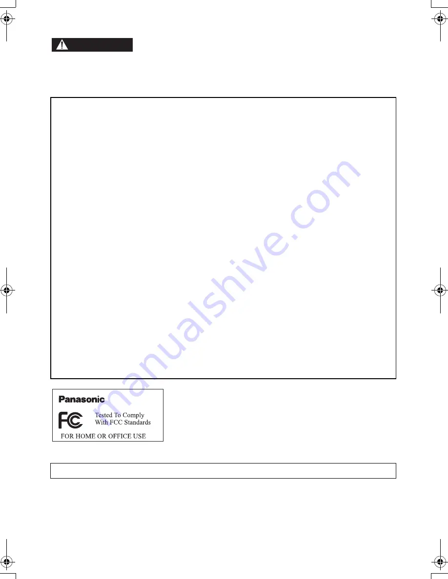 Panasonic SDR-H40P/PC Operating Instructions Manual Download Page 3