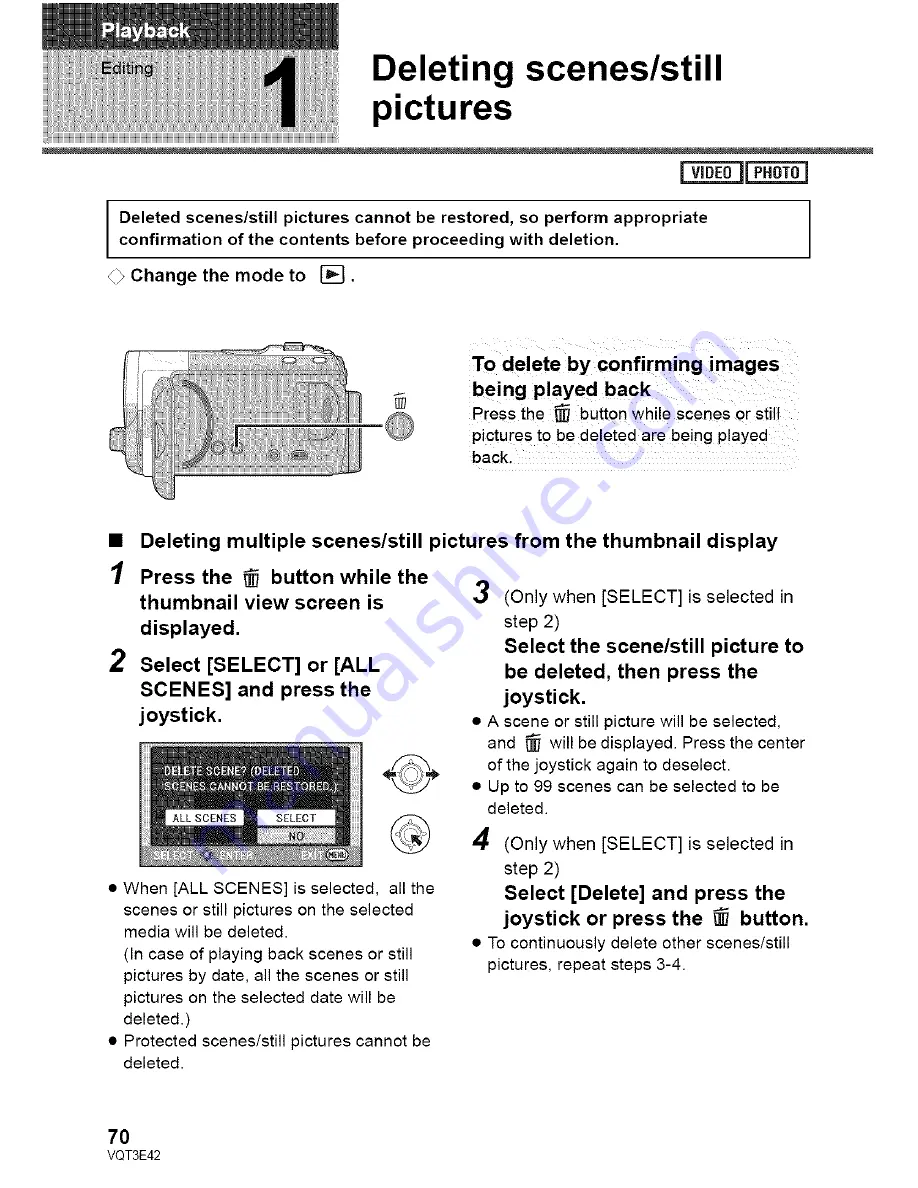 Panasonic SDR-S71PC Скачать руководство пользователя страница 70